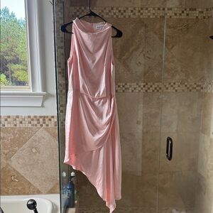 Elliatt Pink Asymmetrical Dress size L